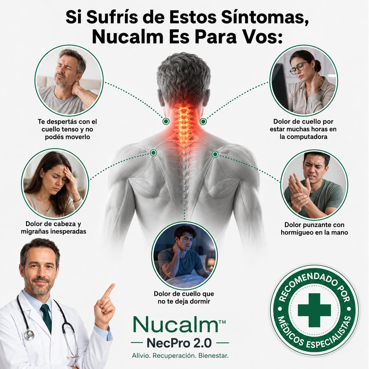 Masajeador Cervical Nucalm™ NecPro 2.0