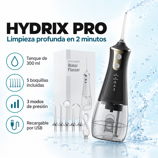 HYDRIX PRO - Irrigador Bucal Portátil - Limpieza y Salud 💧