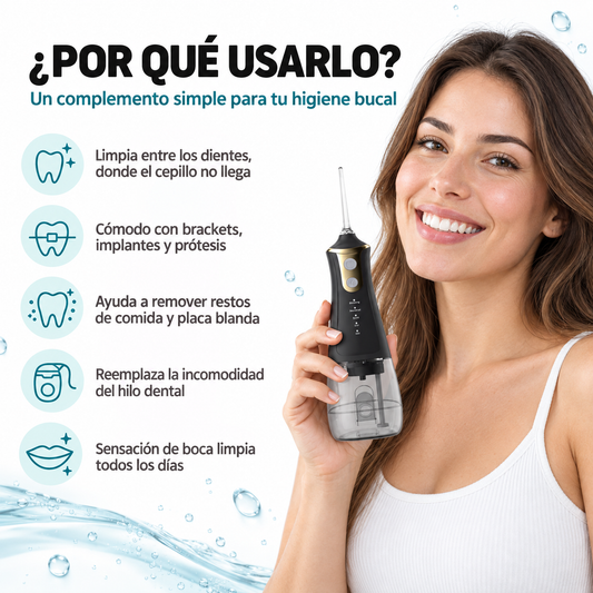 HYDRIX PRO - Irrigador Bucal Portátil - Limpieza y Salud 💧