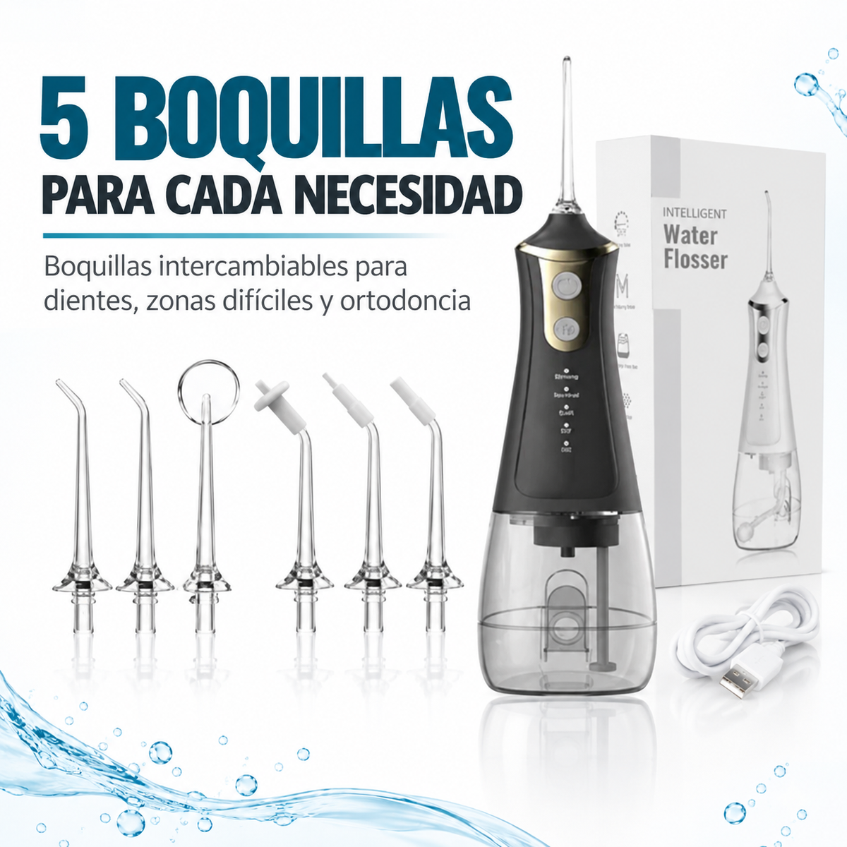 HYDRIX PRO - Irrigador Bucal Portátil - Limpieza y Salud 💧