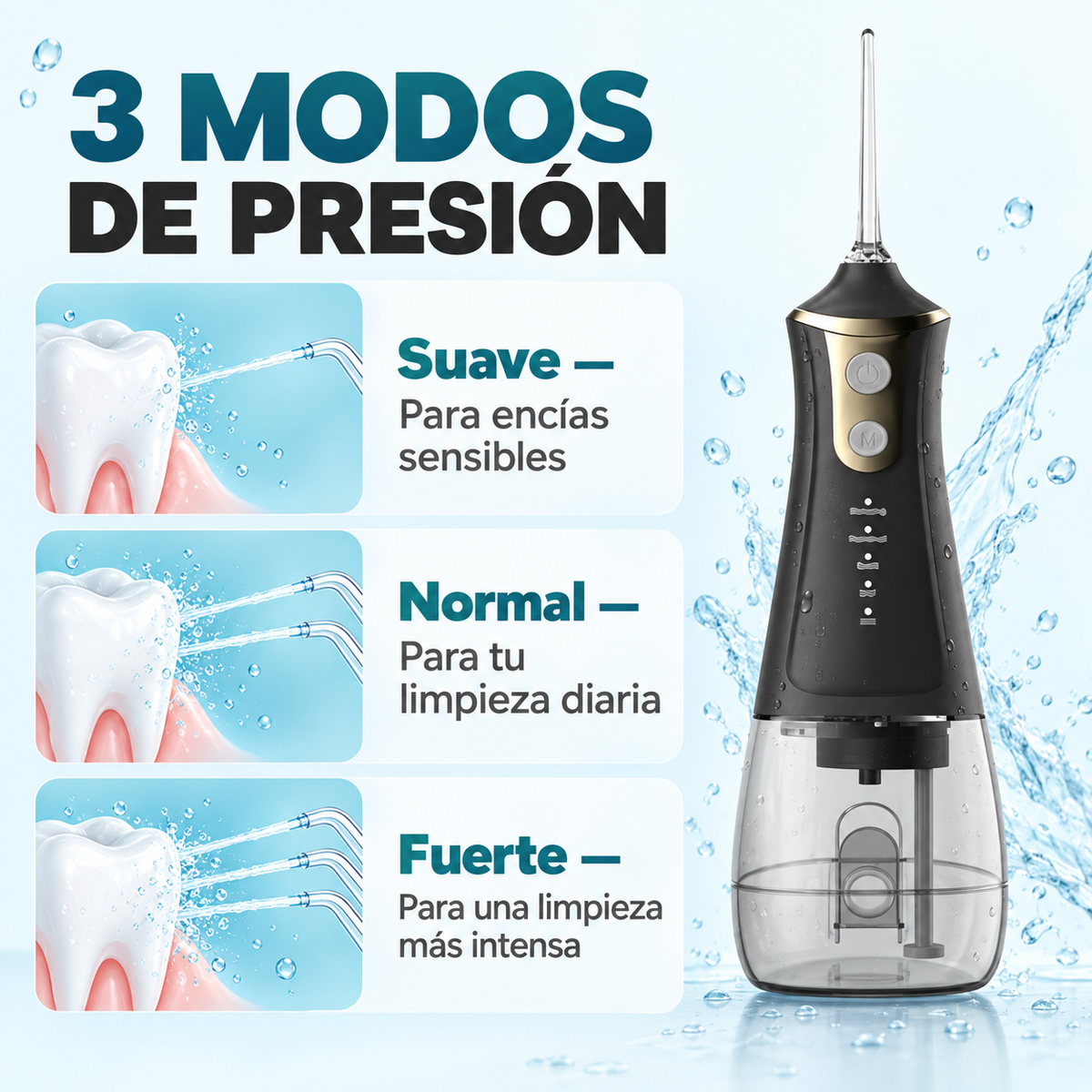 HYDRIX PRO - Irrigador Bucal Portátil - Limpieza y Salud 💧