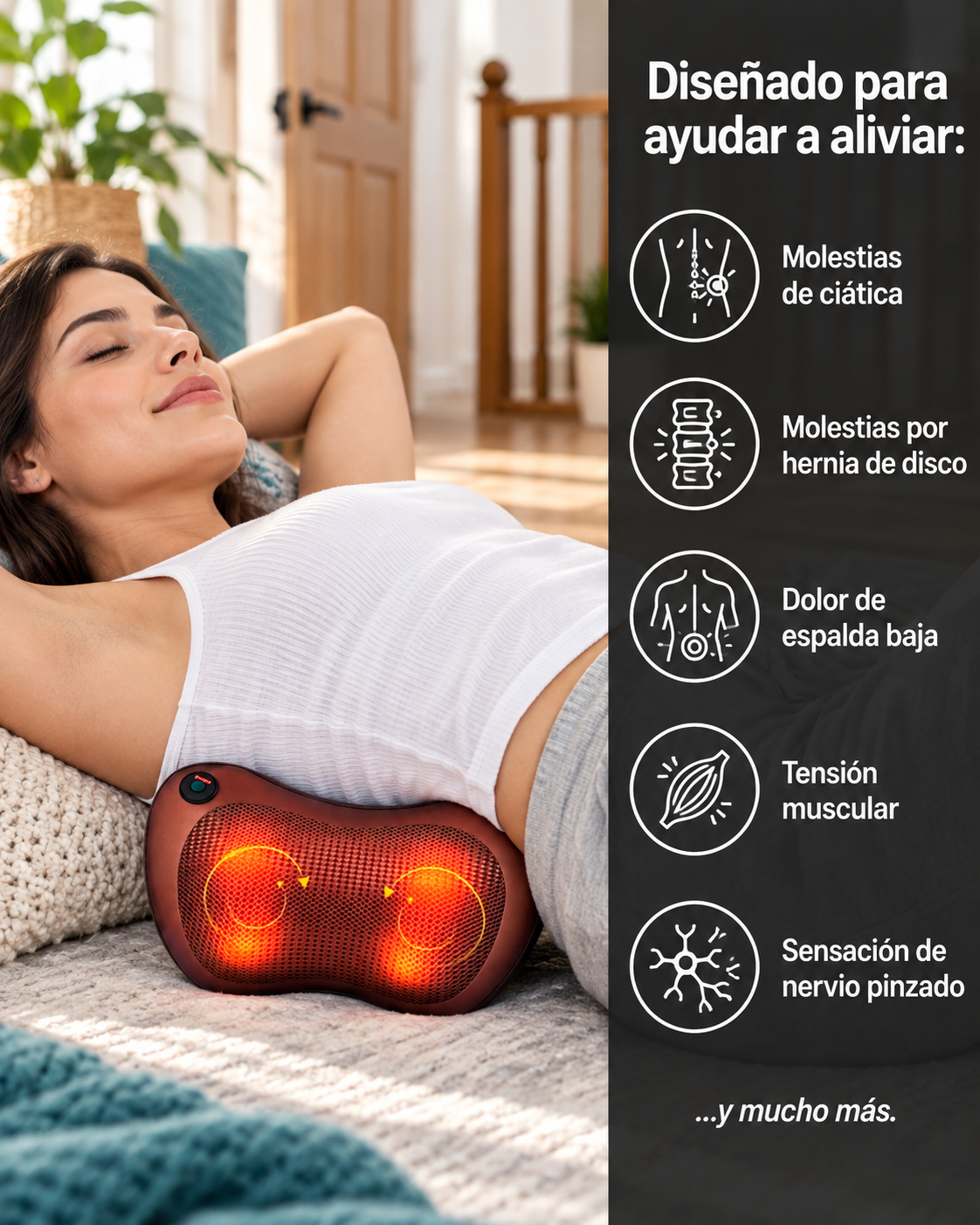 Masajeador de espalda Vertika™ Pro 2.0