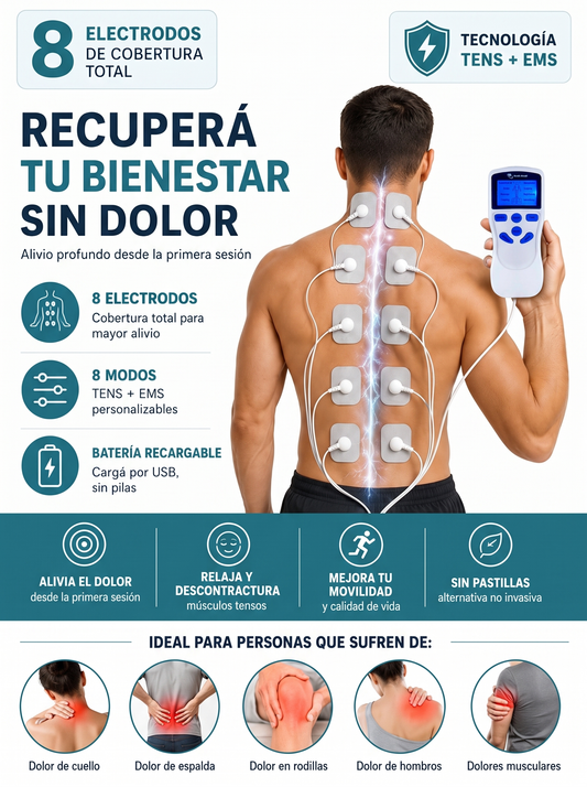 Vantix™ Pro8 | Electroestimulador PRO